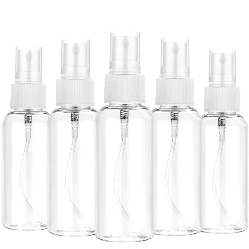 Perfume Fragrance Dispenser - Transparent Clear PET Plastic Spray Bottles