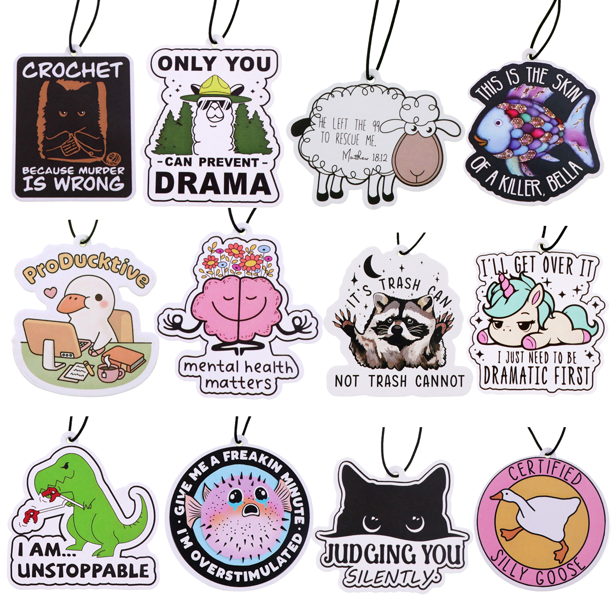 Perfume Quotes - Racoon Quotes Fragrant Paper Auto Interiors