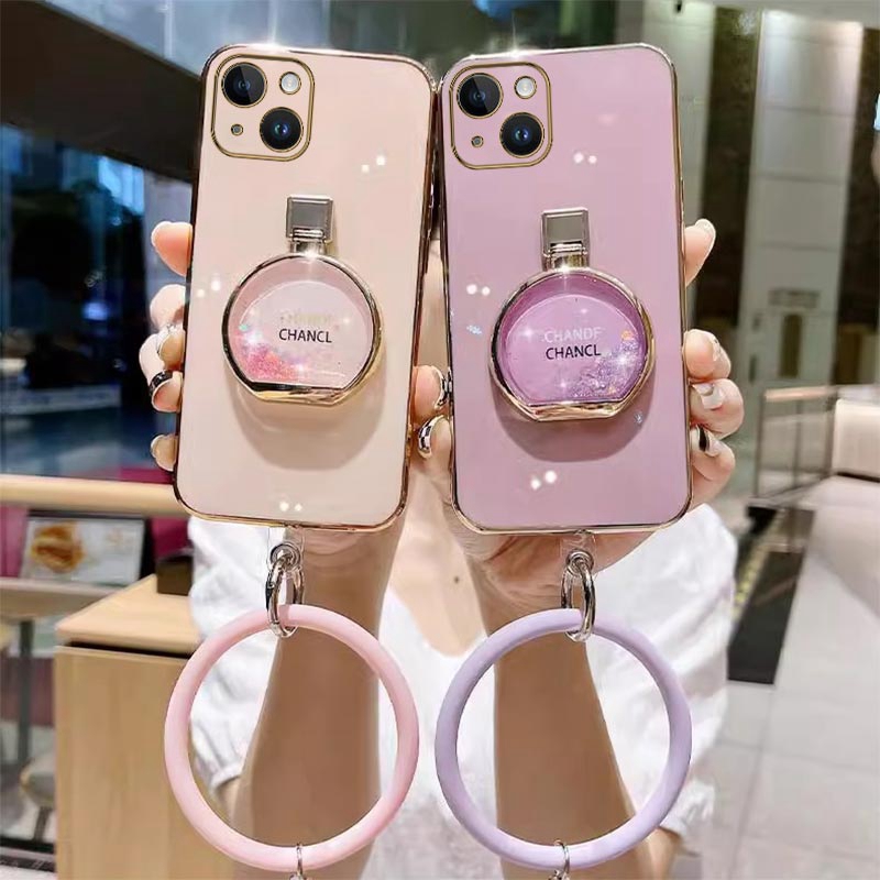 Perfume Quotes - Creative Perfume Bottle Plating Phone Holder
