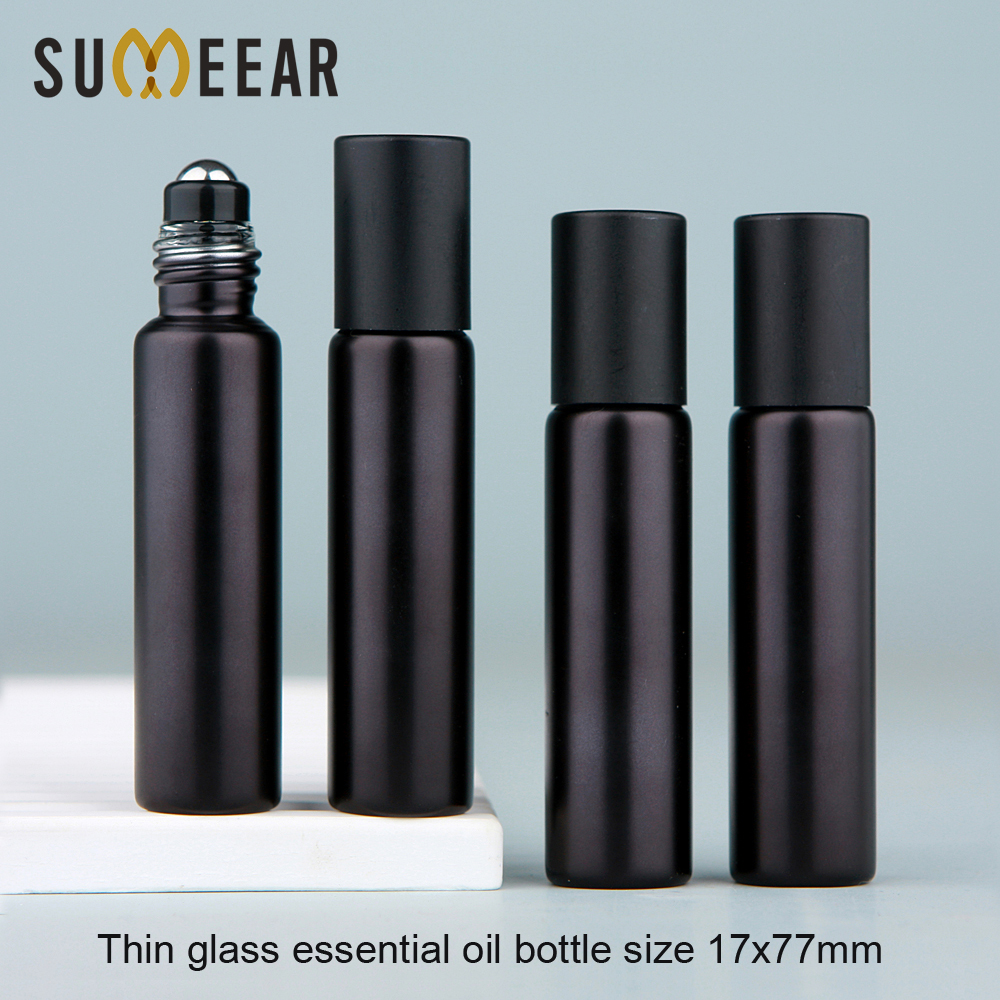 Perfume Fragrance Dispenser - 50/100Pcs/Lot 10ml 5ml Matte Black Essential