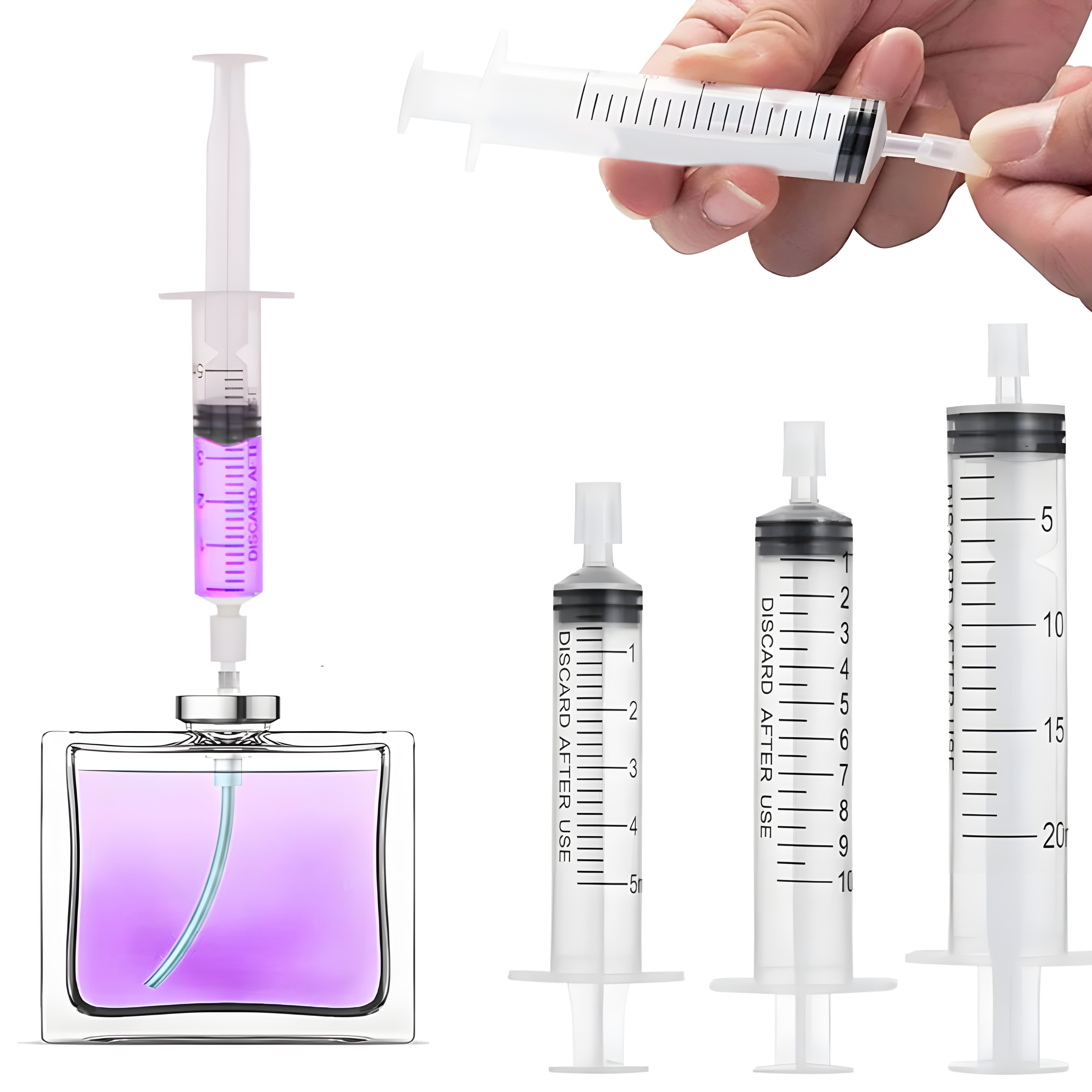 Perfume Fragrance Dispenser - 3pcs Drip Straw PP Perfume Liquid