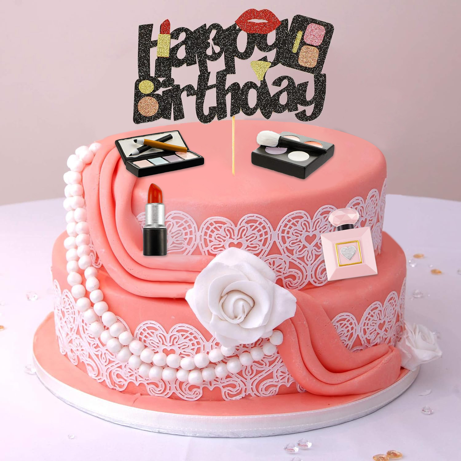 Makeup Themed Cake Toppers Res - مراجعة Perfume Villa Fragrance وسعره