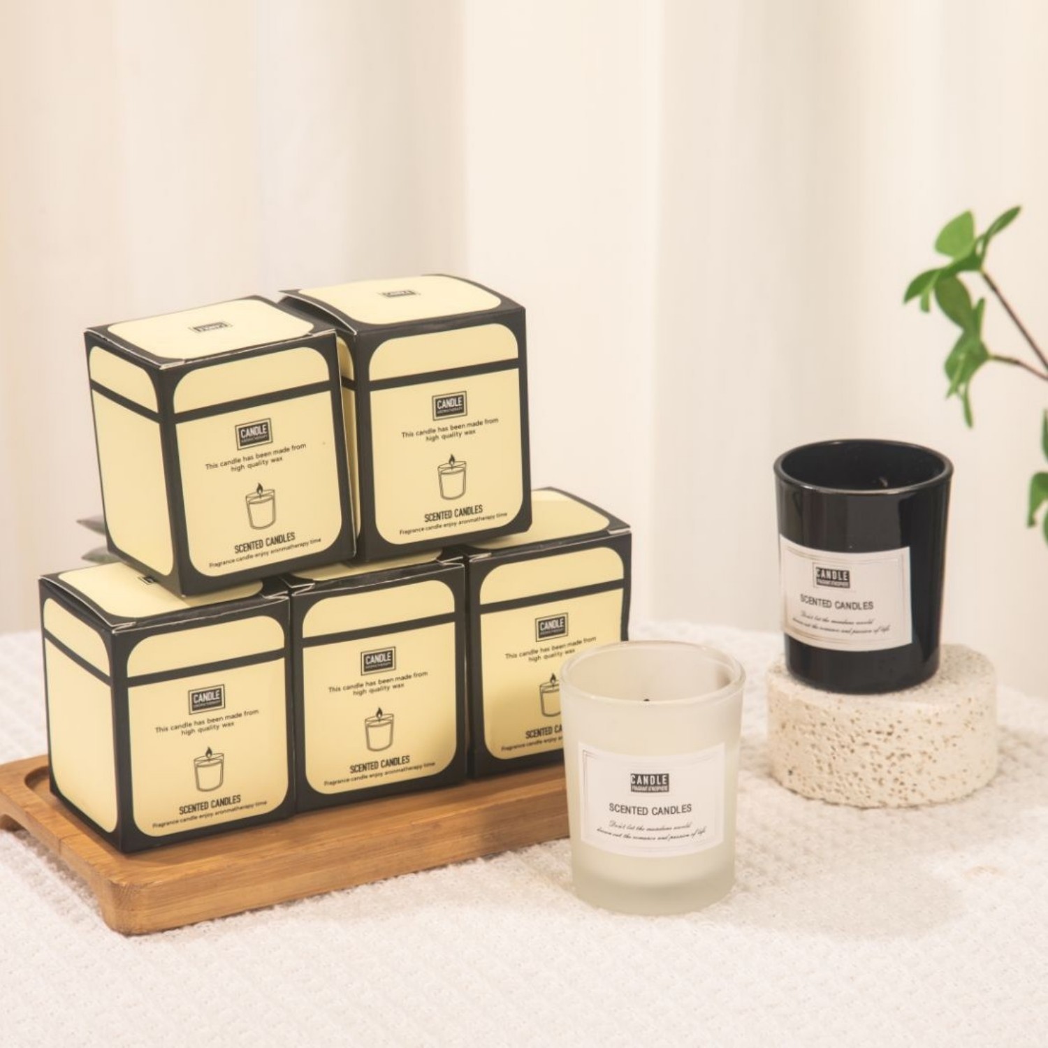1pc Matte Black Glass Cup Cand - مراجعة Perfume Villa Fragrance وسعره