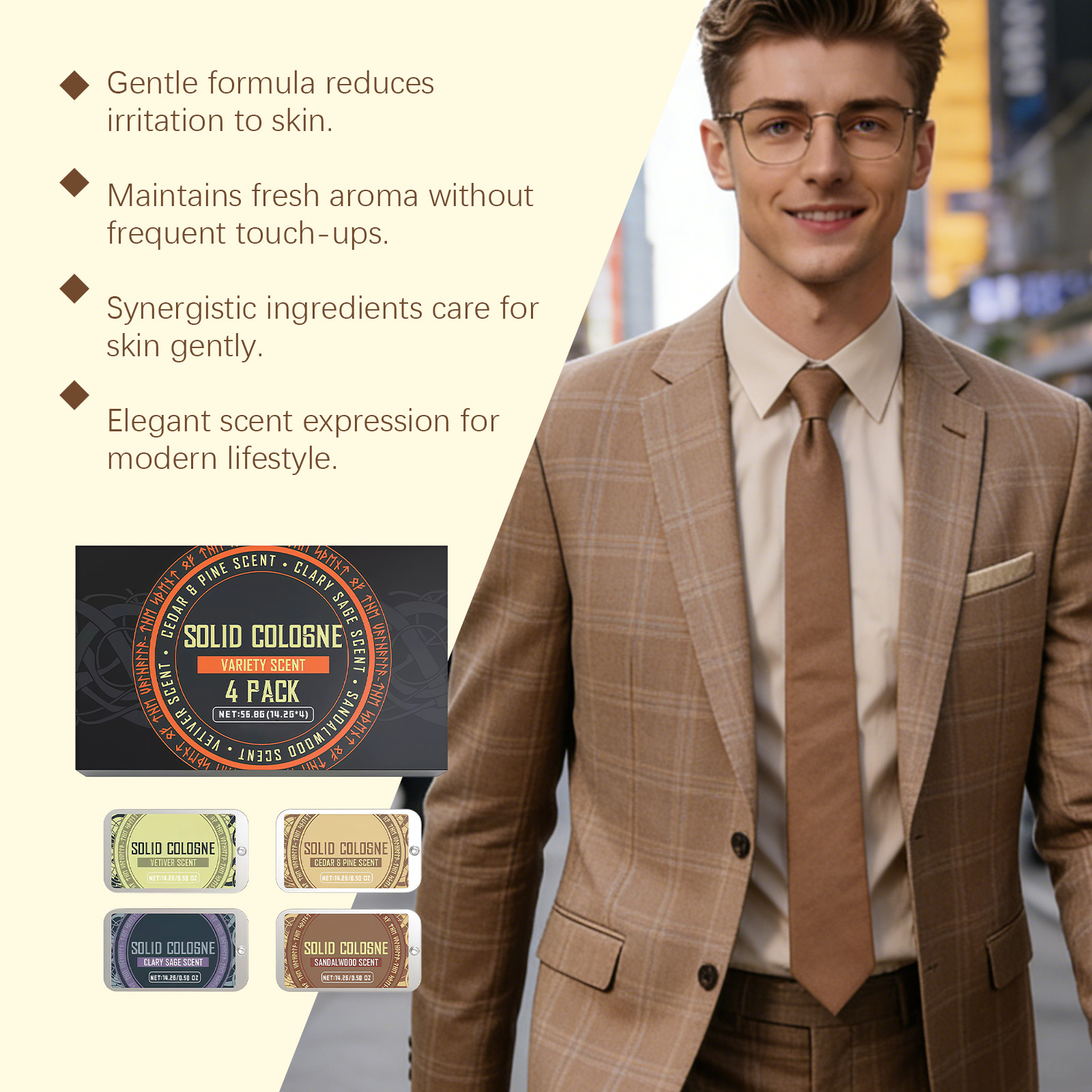 4In1 Pheromone Solid Cologne W - مراجعة Perfume Fragrances وسعره