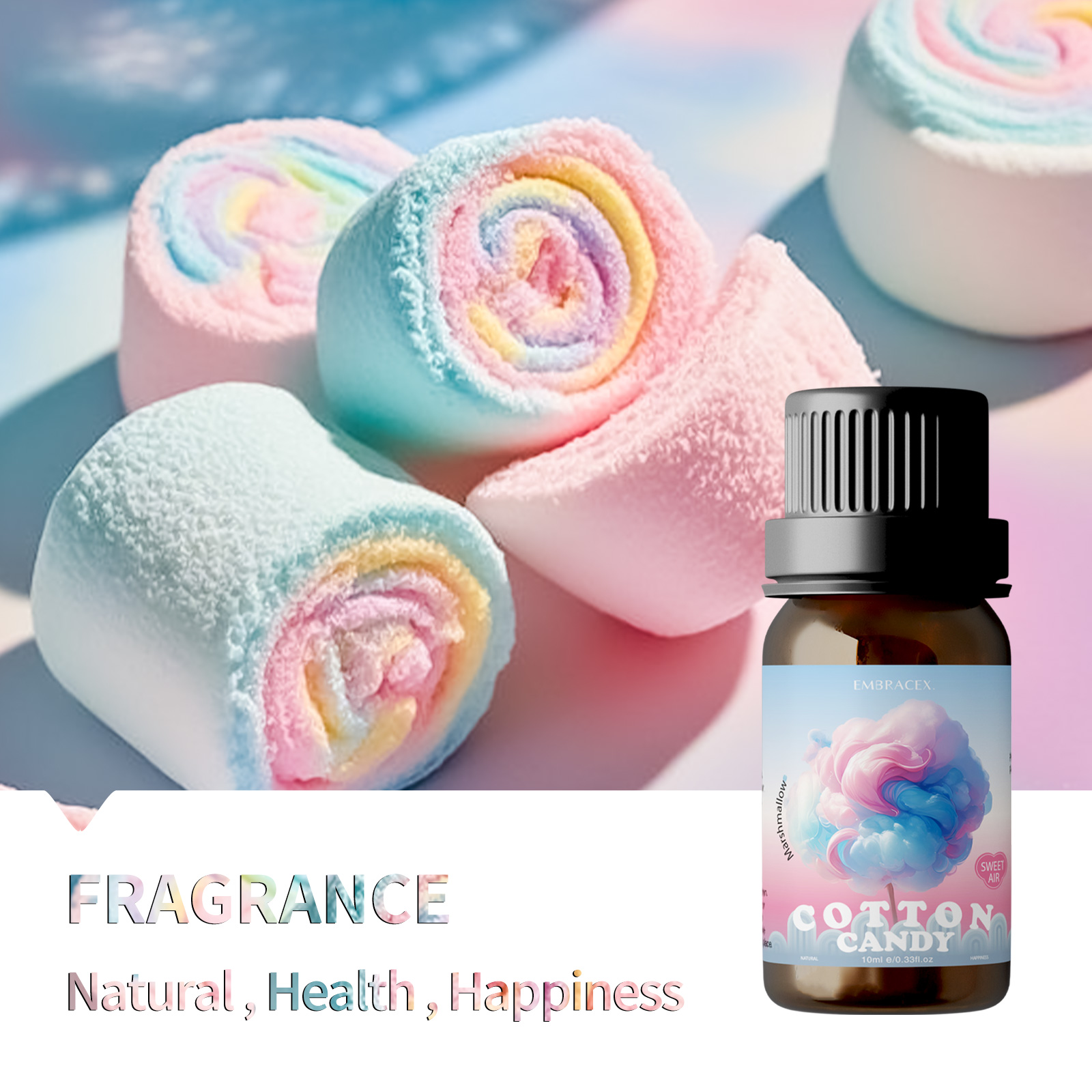 10ml Marshmallow/Cotton Candy  - مراجعة Perfume Fragrance Essential Oil وسعره
