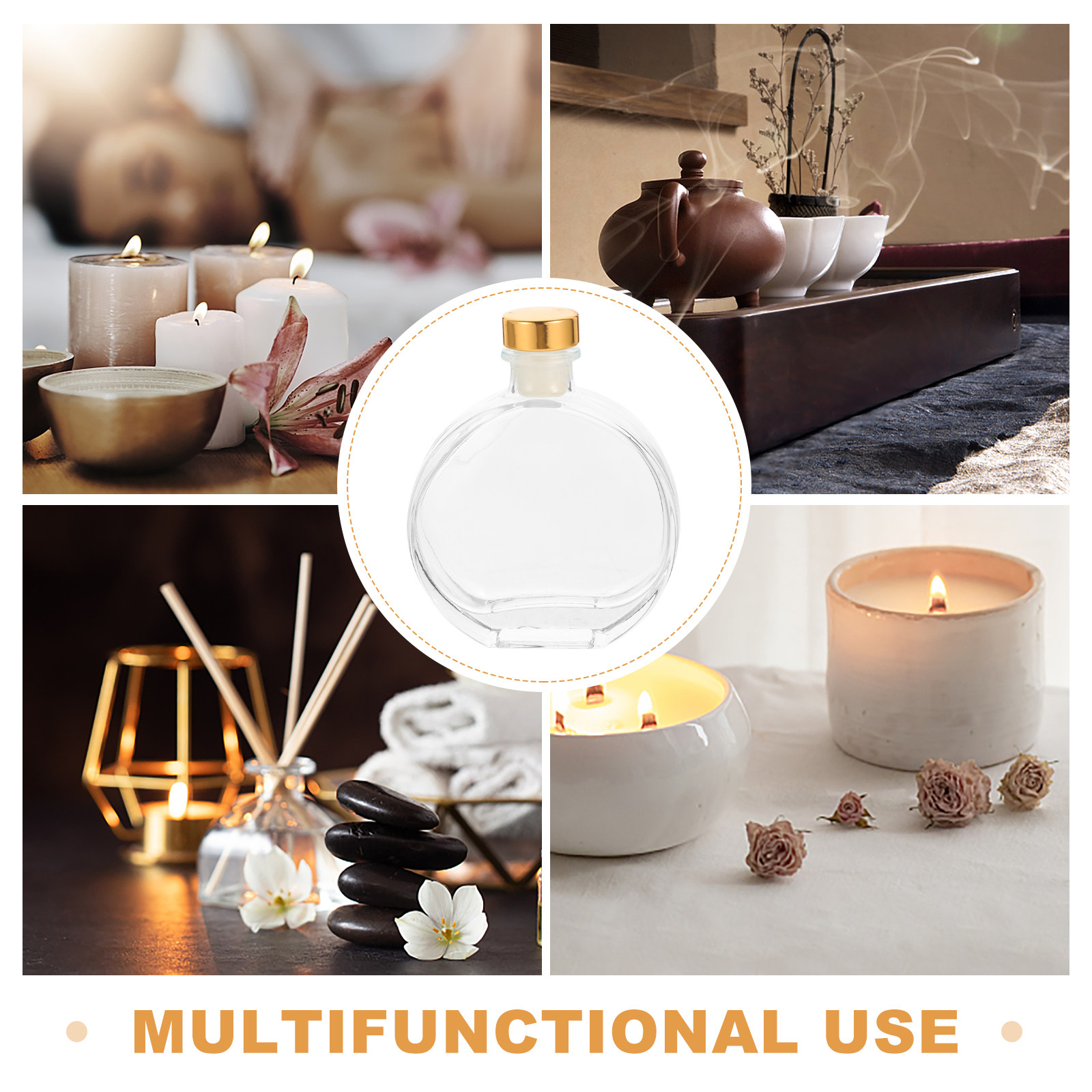 3Pcs Glass Aromatherapy Diffus - مراجعة Perfume Fragrance Essential Oil وسعره