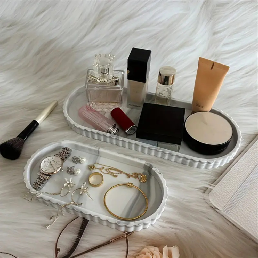 1-Piece Oval Vanity Tray, Coun - مراجعة Perfume Fragrance Dispenser وسعره