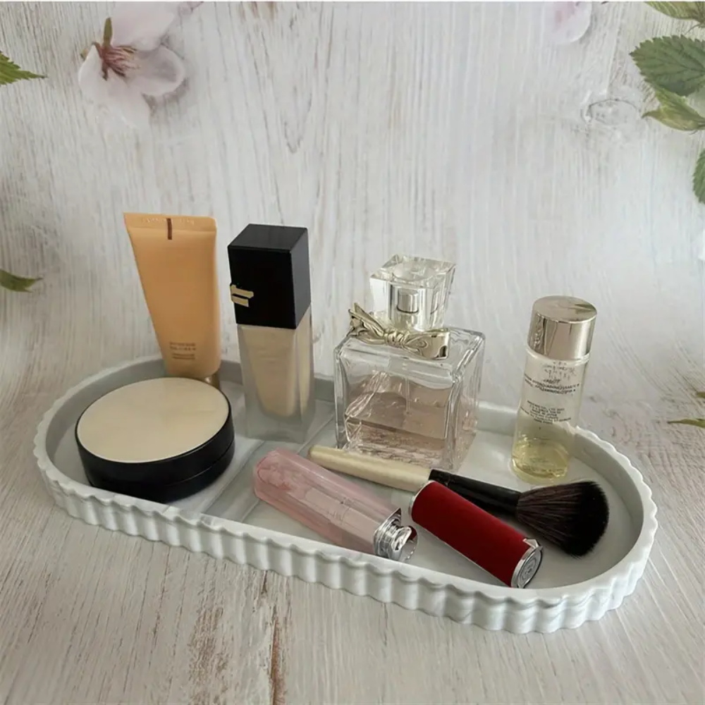 1-Piece Oval Vanity Tray, Coun - مراجعة Perfume Fragrance Dispenser وسعره