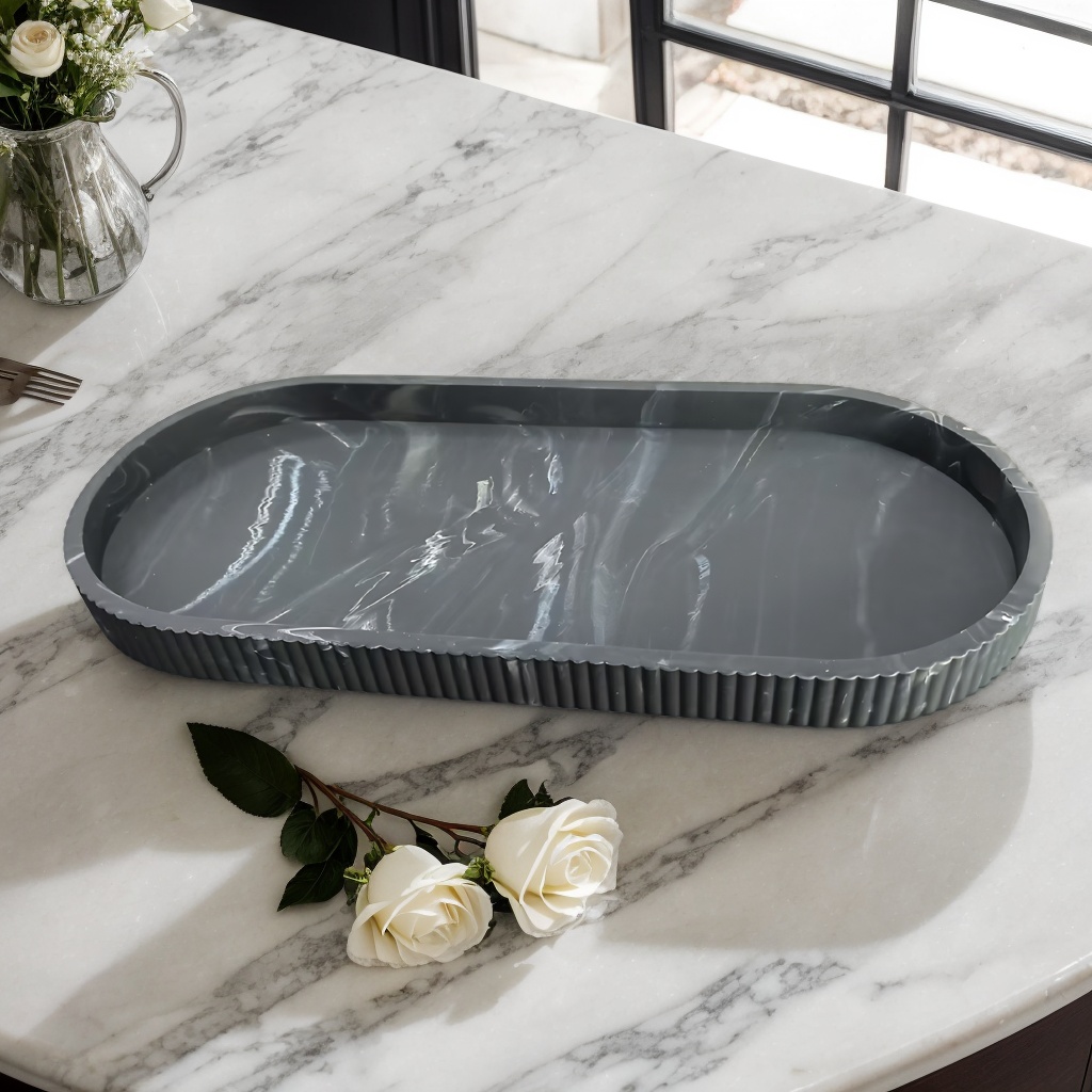 1-Piece Oval Vanity Tray, Coun - مراجعة Perfume Fragrance Dispenser وسعره