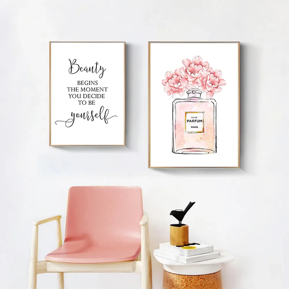 Canvas Painting Flower Perfume - مراجعة Perfume Quotes وسعره