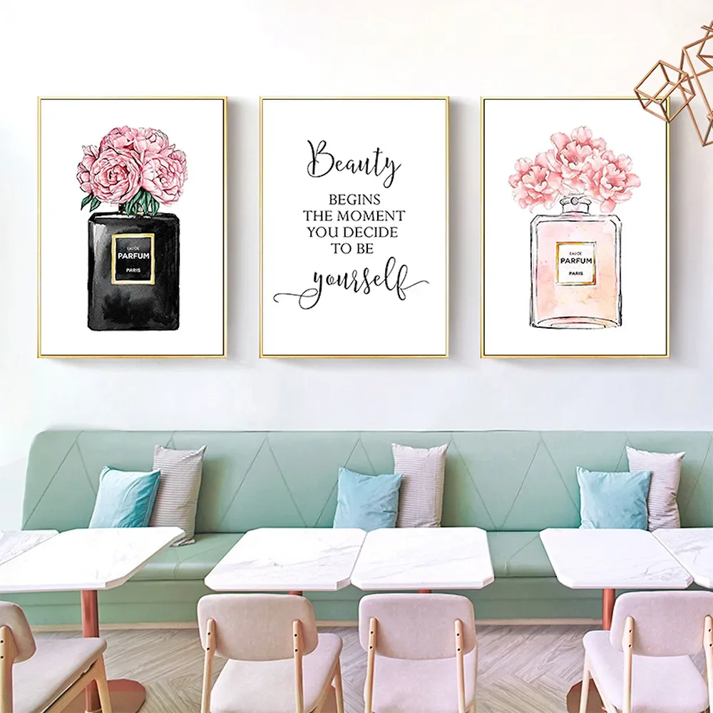 Canvas Painting Flower Perfume - مراجعة Perfume Quotes وسعره