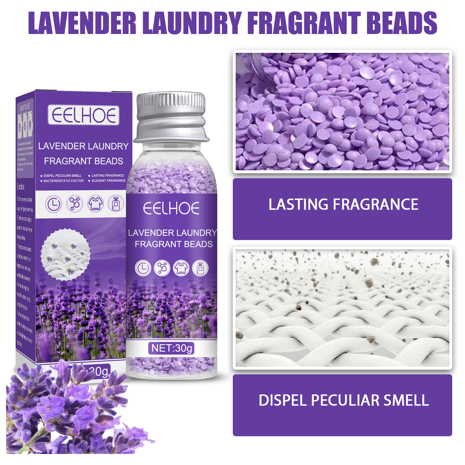 Lavender Fragrance Beads Laund - مراجعة Perfume Fragrance Laundry Detergent وسعره