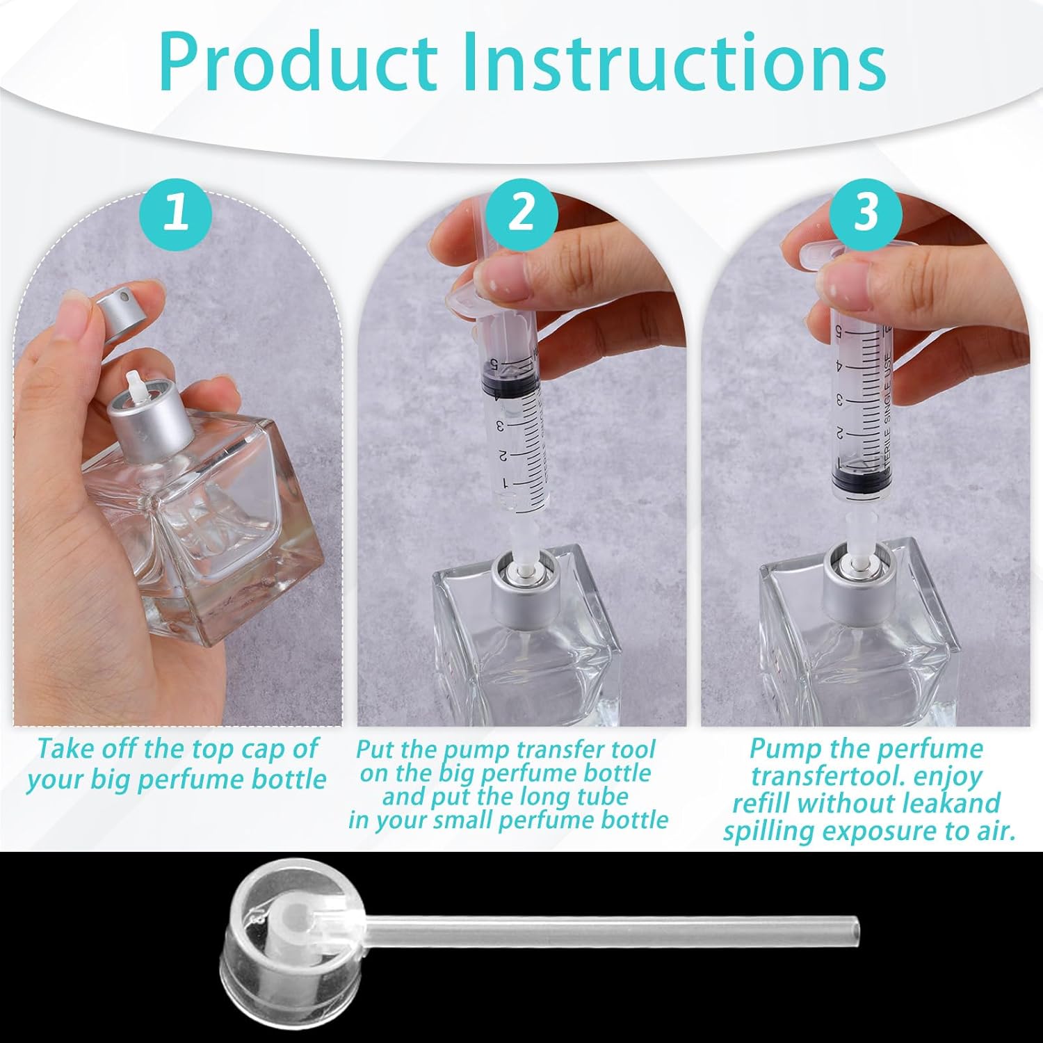 40Pcs Perfume Refill Pump Tool - مراجعة Perfume Decant Sample وسعره