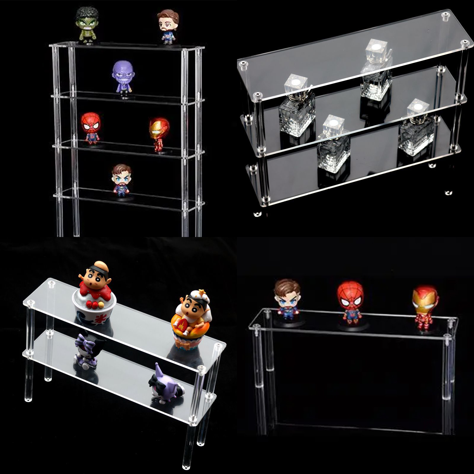 1-4 Tier Clear Acrylic Vertica - مراجعة Perfume Villa Fragrance وسعره
