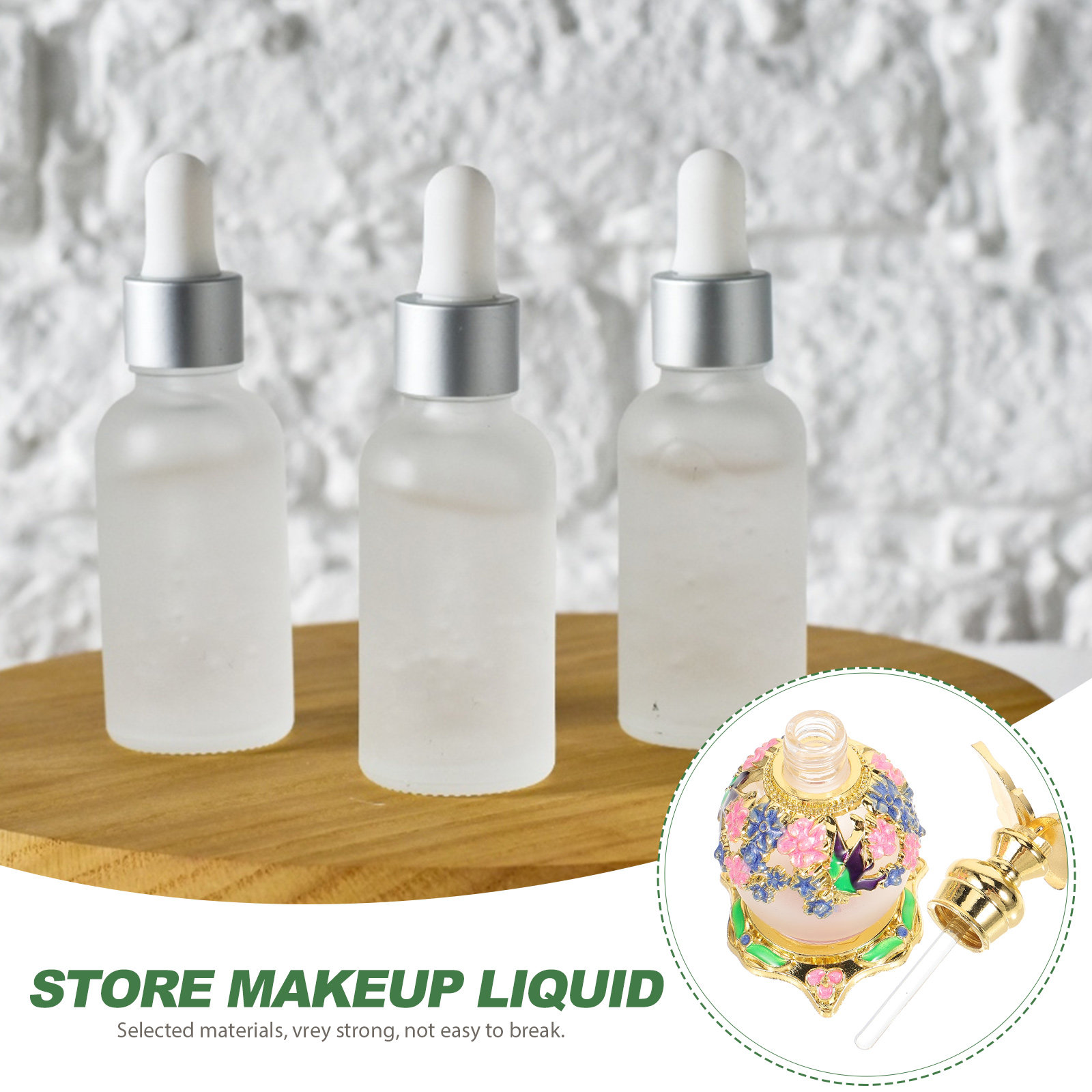 Fragrance Bottle Empty Glass P - مراجعة Perfume Fragrance Essential Oil وسعره