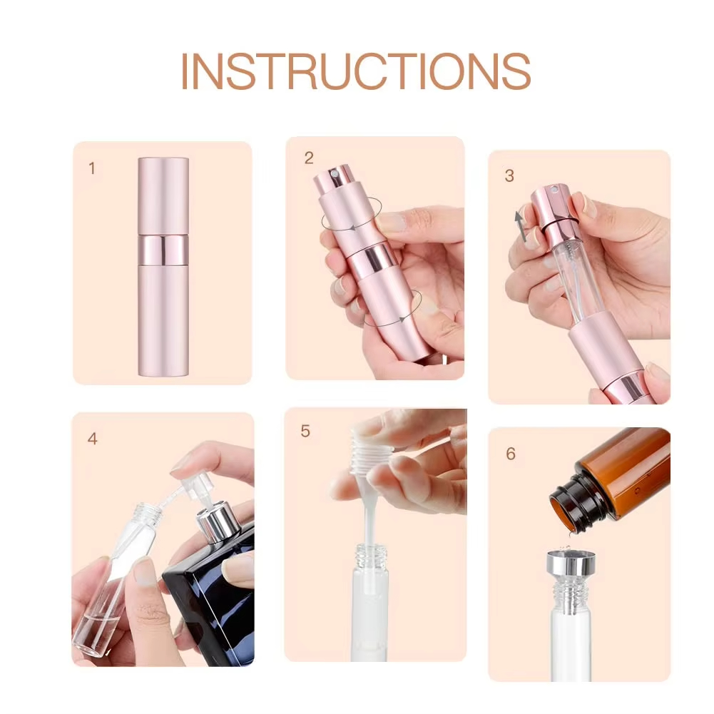 3pcs+4 Accessories 8ML Perfume - مراجعة Perfume Fragrance Dispenser وسعره