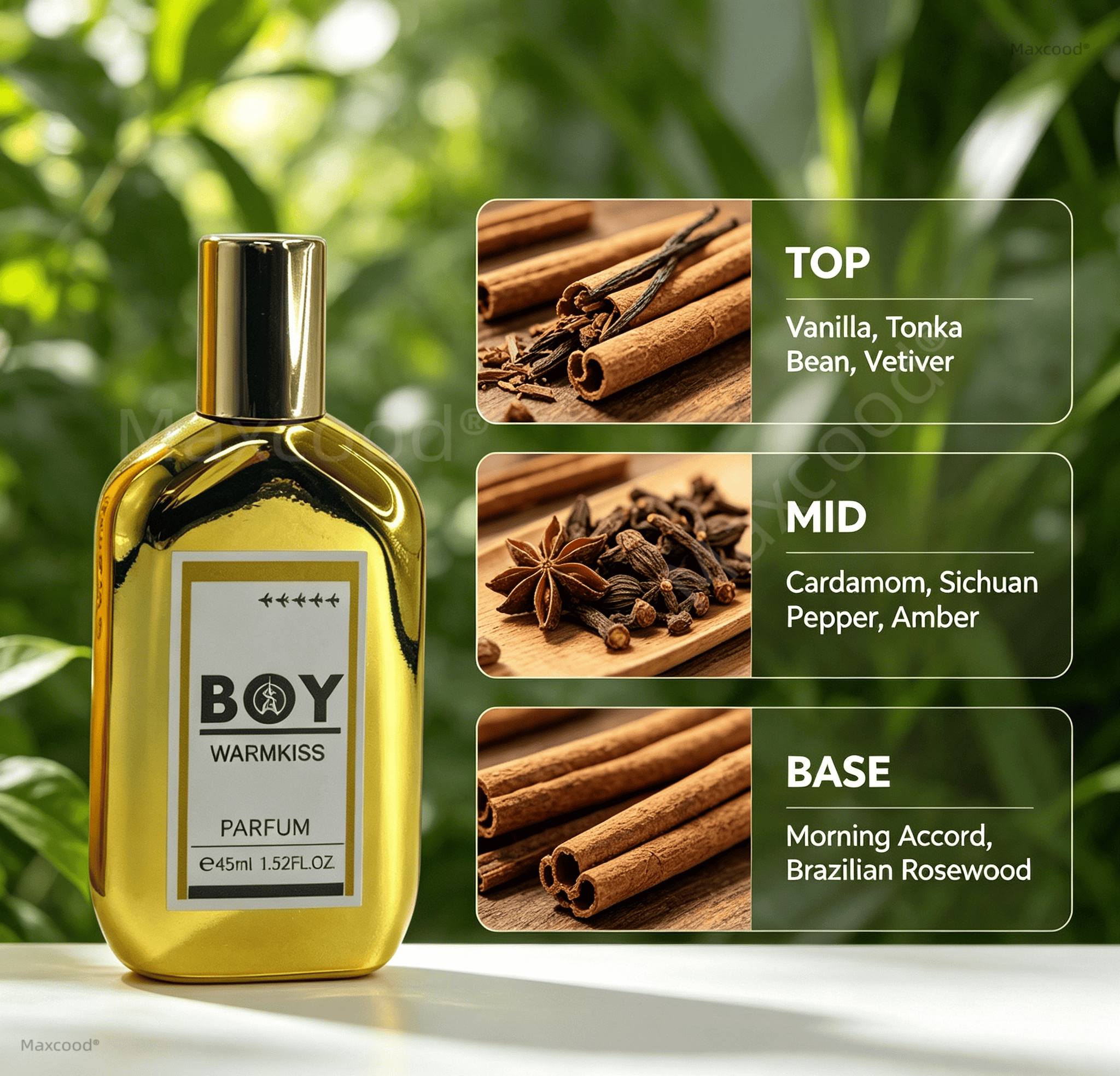 1.52oz/45ml Men's Perfume Frui - مراجعة Perfume Fragrance Long Lasting وسعره