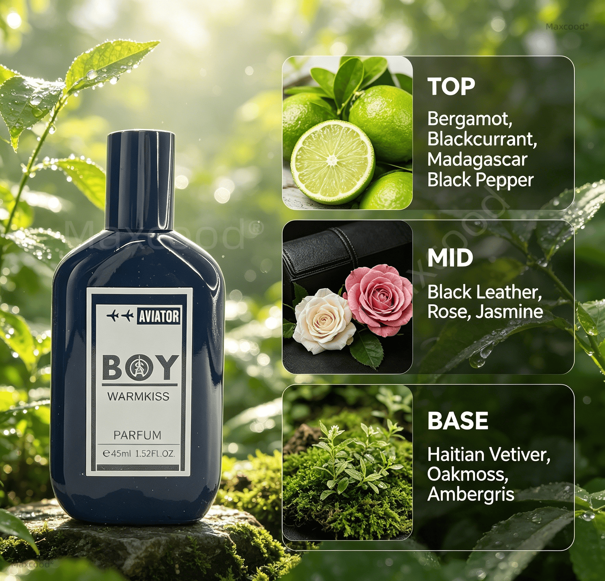 1.52oz/45ml Men's Perfume Frui - مراجعة Perfume Fragrance Long Lasting وسعره