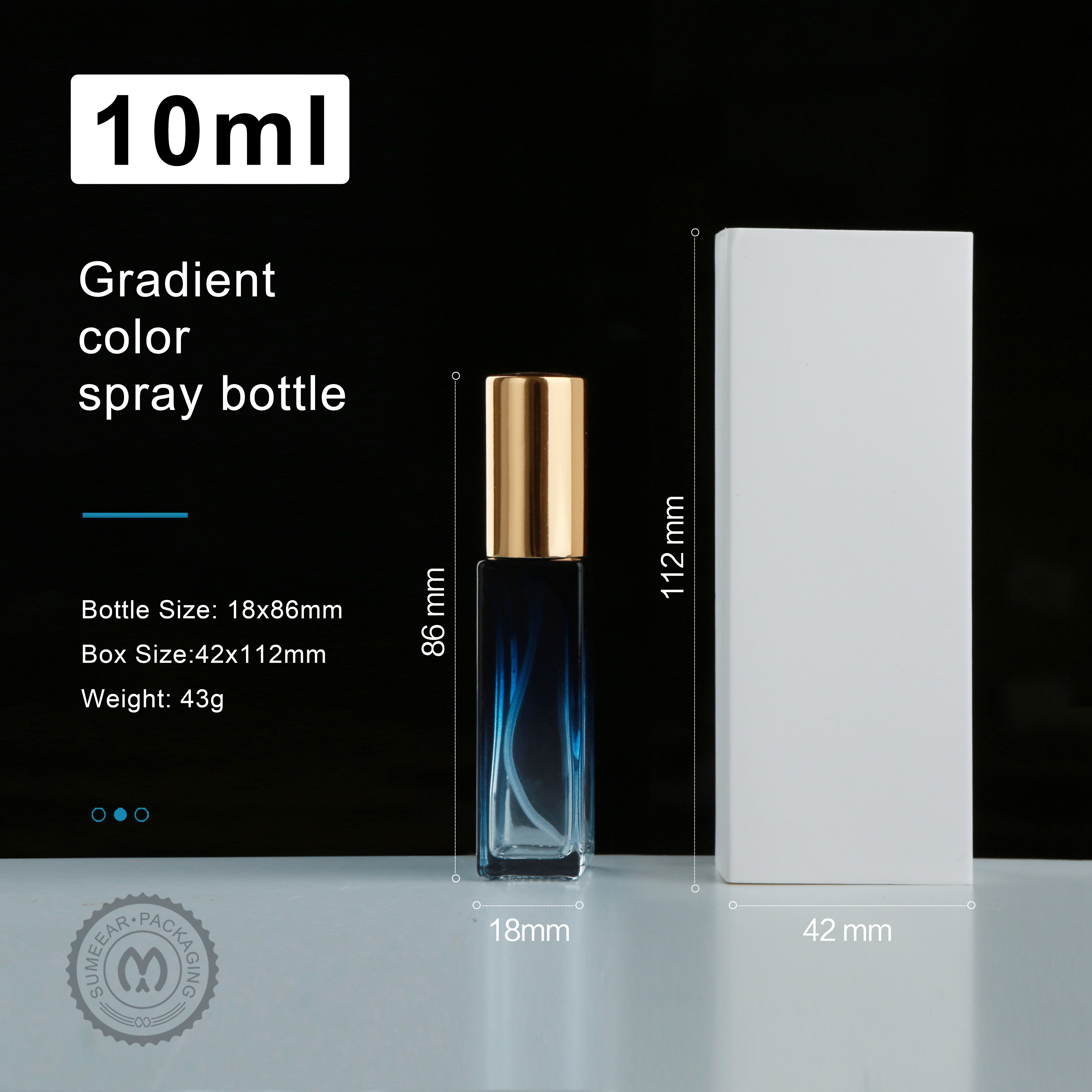30PCS 10ml Gradient Perfume Bo - مراجعة Perfume Decant Sample وسعره